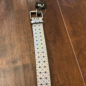 Rue 21 etc. Belt Silver Funky New small
